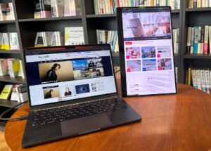 世界最軽量のポータブルモニター『RICOH Light Monitor』を使い倒す！薄くて軽いモニターがもたらす快適なワークスタイルとは？