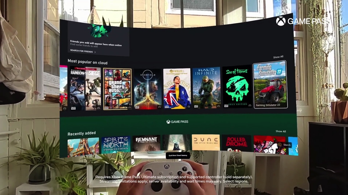 【朗報】Meta Questの最新ニュース！「Xbox Cloud Gaming」がプレイ可能に！