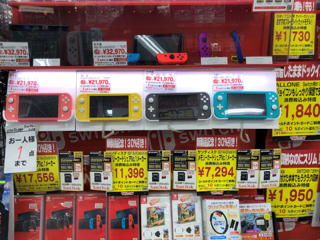 Switchの人気が冷める？ヤマダ電機のSwitch販売が低迷