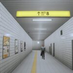 ホラーゲーム『8番出口』、まさかの〇〇化！お馴染みのおじさんも再現www